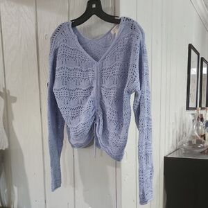 Jessica Simpson Lavender V-Neck Sweater